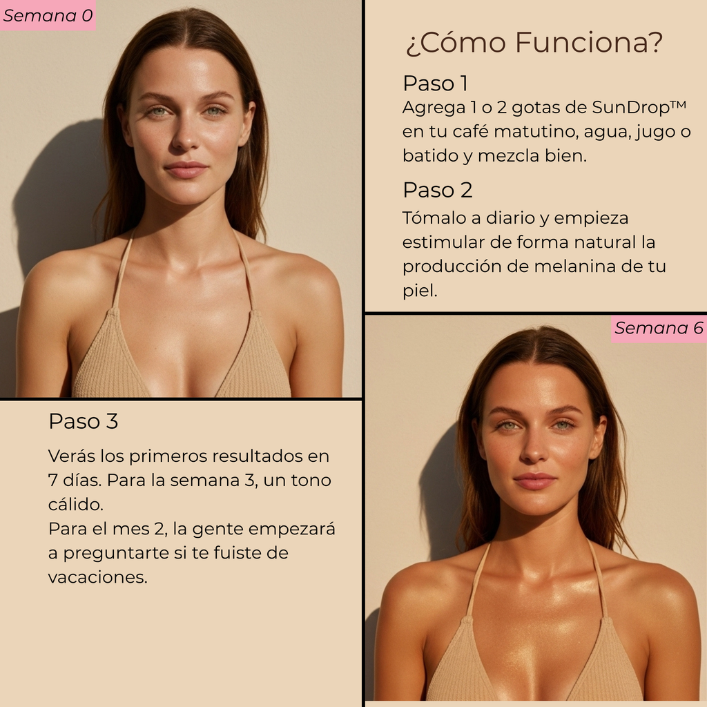 SunDrops™ - Gotas Bronceadoras Bebibles